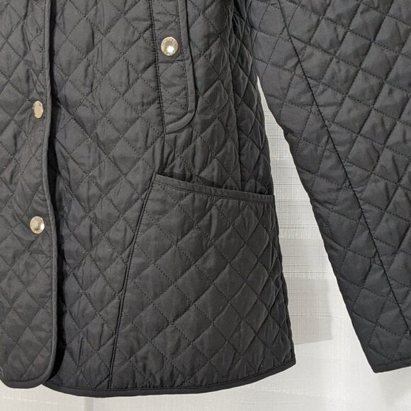 MICHAEL KORS Black Quilted  Women's Jacket Size M - Picture 4 of 10